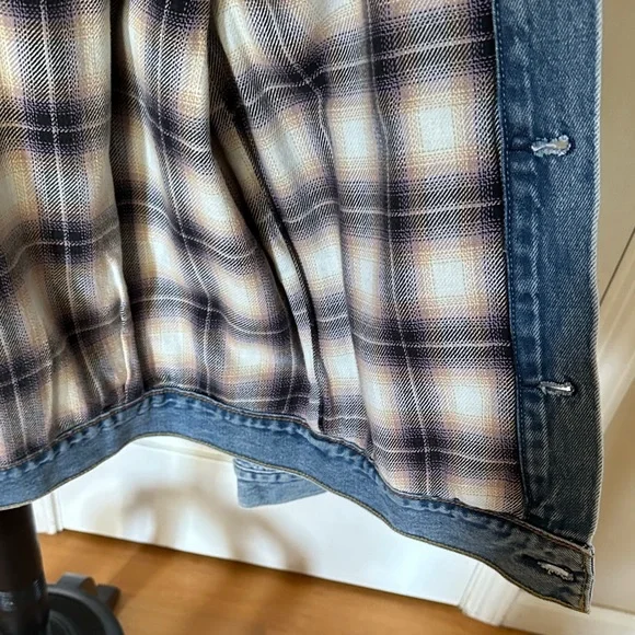 Levi’s Denim Sherpa-Lined Jacket Levi’s type I - Picture 3 of 6